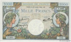 1000 Francs COMMERCE ET INDUSTRIE FRANCE 1944 F.39.12