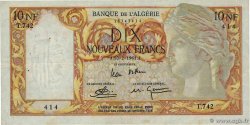 10 Nouveaux Francs ARGELIA 1961 P.119a