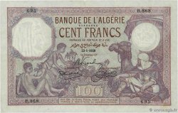 100 Francs ARGELIA 1929 P.081b