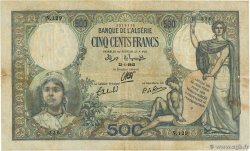 500 Francs ARGELIA 1942 P.082