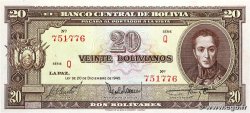20 Bolivianos BOLIVIE 1945 P.140a pr.NEUF