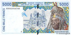 5000 Francs ÉTATS DE L AFRIQUE DE L OUEST 2003 P.113Am