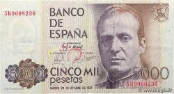 5000 Pesetas ESPAGNE 1979 P.160