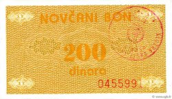200 Dinara BOSNIE HERZÉGOVINE 1992 P.048a