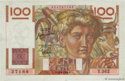 100 Francs JEUNE PAYSAN FRANKREICH 1950 F.28.26