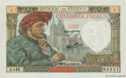 50 Francs JACQUES CŒUR FRANCE 1941 F.19.17