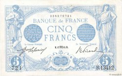 5 Francs BLEU FRANCIA 1916 F.02.42
