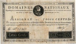300 Livres Faux FRANCIA 1791 Ass.18f