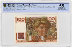 100 Francs JEUNE PAYSAN FRANCIA 1945 F.28.01