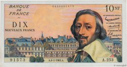 10 Nouveaux Francs RICHELIEU FRANCIA 1963 F.57.22