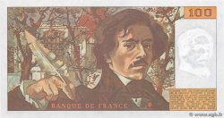 100 Francs DELACROIX modifié FRANCE 1984 F.69.08a UNC-