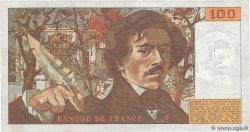 100 Francs DELACROIX modifié FRANCE 1984 F.69.08a VF