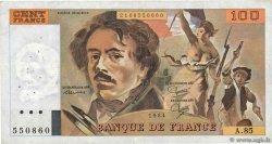 100 Francs DELACROIX modifié FRANCIA 1984 F.69.08a MBC