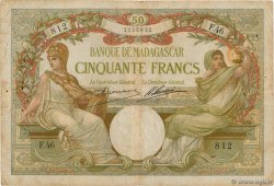 50 Francs MADAGASCAR 1926 P.038 B
