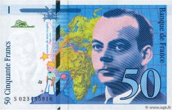 50 Francs SAINT-EXUPÉRY modifié Fauté FRANCE 1994 F.73.01d UNC-
