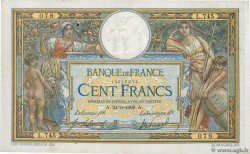 100 Francs LUC OLIVIER MERSON avec LOM FRANCE 1909 F.22.02 pr.TB