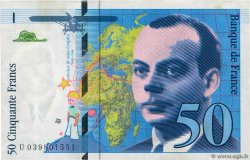 50 Francs SAINT-EXUPÉRY Fauté FRANCE 1993 F.72.02 TB+