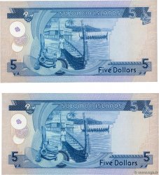 5 Dollars Petit numéro SOLOMON ISLANDS 1977 P.06a UNC