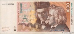 1000 Deutsche Mark GERMAN FEDERAL REPUBLIC 1991 P.44a