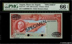 500 Escudos Spécimen ANGOLA 1970 P.097s UNC