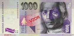 1000 Korun Spécimen SLOVAKIA 2002 P.42s UNC-
