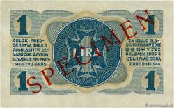 1 Lira Spécimen YUGOSLAVIA 1944 PS.113 UNC