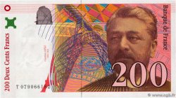 200 Francs EIFFEL Sans STRAP Fauté FRANCIA 1999 F.75f4.05 SC+