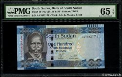 100 Pounds SUDáN DEL SUR 2011 P.10 FDC
