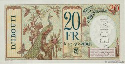 20 Francs Spécimen YIBUTI 1941 P.07As SC+