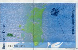50 Francs SAINT-EXUPÉRY Fauté FRANCIA 1992 F.72.01F FDC