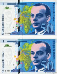 50 Francs SAINT-EXUPÉRY modifié Consécutifs FRANCIA 1994 F.73.01b FDC