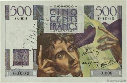 500 Francs CHATEAUBRIAND Spécimen FRANCE 1945 F.34.01Sp AU