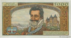 5000 Francs HENRI IV FRANCIA 1957 F.49.01 EBC+