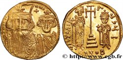 CONSTANS II, CONSTANTINE IV, HERACLIUS and TIBERIUS Solidus