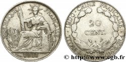 FRENCH INDOCHINA 20 Centièmes 1911 Paris