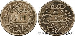 MOROCCO 1/2 Dirham Hassan I an 1311 1893 Paris