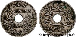 TUNISIA - French protectorate 5 Centimes 1933 Paris