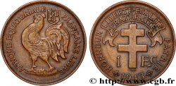 FRENCH EQUATORIAL AFRICA - FREE FRANCE 1 Franc 1943 Prétoria