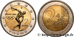 GRECIA 2 euro JEUX OLYMPIQUES D ATHÈNES 2004 2004 Athènes Athènes