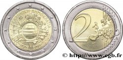 GRÈCE 2 Euro 10 ANS DES PIÈCES ET BILLETS EN EUROS 2012 Athènes