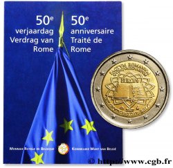 BÉLGICA Coin-Card 2 Euro CINQUANTENAIRE DU TRAITÉ DE ROME 2007 Bruxelles Bruxelles
