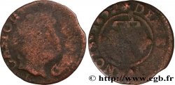 DOMBES - PRINCIPAUTÉ DE DOMBES - GASTON D ORLÉANS Denier tournois, type 13