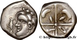 GALLIA - SOUTH WESTERN GAUL - VOLCÆ TECTOSAGES (Area of Toulouse) Drachme de style hybride entre “cubiste et romanisé”, S. 55