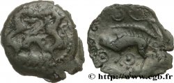 AULERCI EBUROVICES / AMBIANI, Unspecified Bronze aux chevaux affrontés et au sanglier