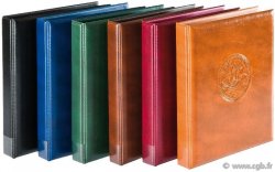 Classeur Louis rouge bordeaux vide