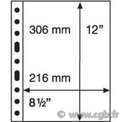 5 pages 1 billet pour classeurs Grande (216 x 306 mm) LEUCHTTURM