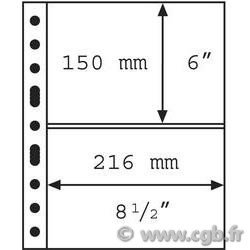 5 pages 2 billets pour classeurs Grande (150 x 216 mm) LEUCHTTURM