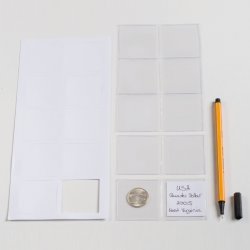 100 étuis doubles pour monnaies diamètre jusqu à 42 mm LEUCHTTURM