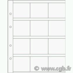 5 pages OPTIMA M12K pour 12 étuis HB LEUCHTTURM