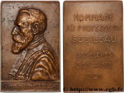 DRITTE FRANZOSISCHE REPUBLIK Plaquette, Hommage au Professeur Pierre Sebileau
